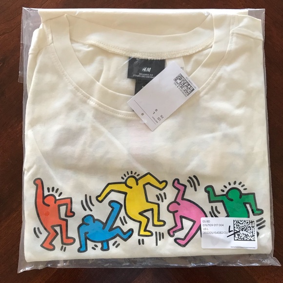 KEITH HARING Print on Both sides Muscle Shirts NEW S, M, L, XL, XXL NWT - Picture 12 of 13